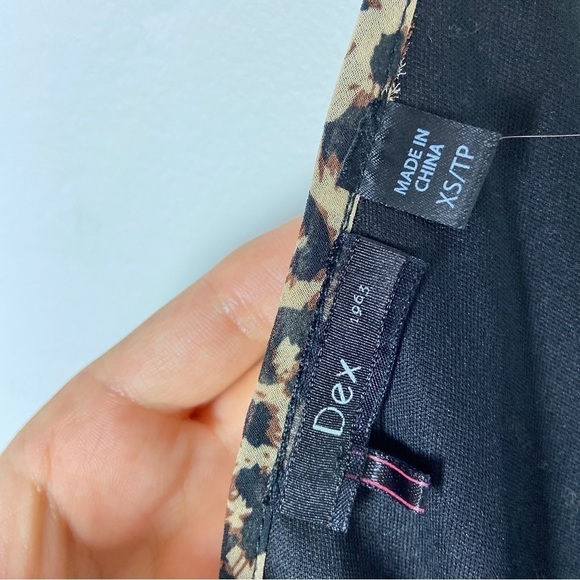 DEX leopard print hi low maxi spaghetti strap casual summer dress - Picture 9 of 10